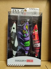 Evangelion x DRESS EVA-Q No.3 Egi Lures Set of 3 Fishing Bait Squid Jigs picture