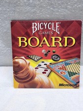 Microsoft Bicycle Board Games PC CD-ROM Chess Checkers Backgammon Classic Family picture