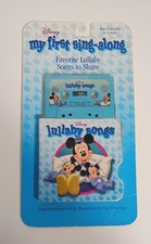 New Vintage 1994 Disney My First Sing Along Lullaby Cassette Book, Light Wear picture