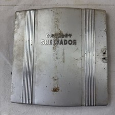 Old Vintage Crosley Shelvador Refrigerator Emblem Name Plate badge 8