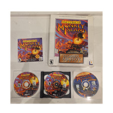 Curse of Monkey Island PC Big Box LucasArts Archive Series Complete 3 CD CIB picture