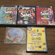 EA Games The Sims 2 PC CD-ROM Lot Bon Voyage, Seasons, IKEA, and Pets picture