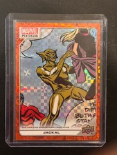2023 Marvel Platinum Orange Checkers Jackal  /33 picture