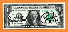 $1 Dollar Banknote Signed 2026 Brandon Beach Treasurer + Paul Hollis US Mint picture