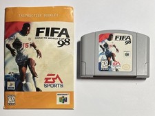 Fifa 98 Road to World Cup w/manual (Nintendo 64, 1997) Authentic N64 TESTED picture