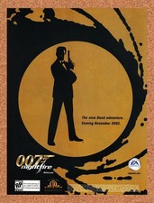 2002 007 Nightfire PC Original Advertisement / Retro Promo v2 picture