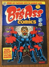 —Big Ass Comics #1—  Underground Comix: 75c Cover: RARE 8th Print  (R. Crumb) picture