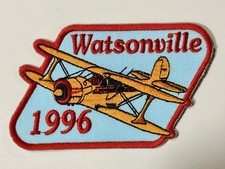 Original 1996 Watsonville Fly-In & Air Show Collector’s Embroidered Patch picture