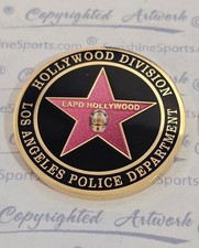Los Angeles Police NEW 2026 HOLLYWOOD coin. new 1.75 LAPD, FBI, LASD, CHP picture