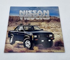 Vintage 1987 Nissan Trucks Hard Body Dealer Brochure Old Stock Nice Condition picture