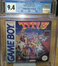 Nintendo GameBoy TITUS THE FOX CGC 9.4 CIB 9.8 Cart Circle SoQ (TM) picture