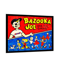 Bazooka Chewing Gum Decal/Sticker/Garage Sign Vintage Replicas 70's 5 Sizes picture