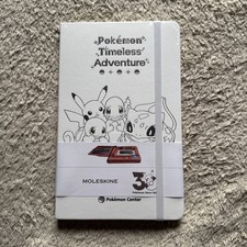 Pokemon Center 30th Anniversary Moleskine Notebook Pokedex Red Green Kanto Japan picture