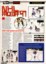 Sony PlayStation NHL FaceOff '97 Vintage EGM Magazine Ad 1997 picture