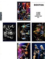BOSTON    CUSTOM   NOVELTY TRADING CARD 6 CARDS   SET picture