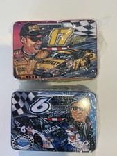 Mark Martin #6 & Matt Kenseth #17 NASCAR Sam Bass Collector Tins NEW SEALED picture
