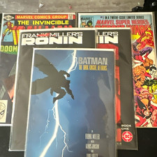 Batman The Dark Knight Returns / Secret Wars / Iron Man Comic Lot Frank Miller picture