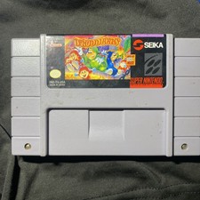 Troddlers - Super Nintendo SNES - Authentic, Working Cartridge picture