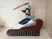 DAMAGED Disney Parks Princess Mulan Tony Cipriano 12 Figurine Statue Figure picture
