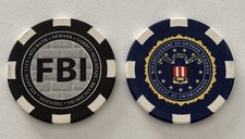 2 FBI Newark Division Poker Chips / Challenge Coin picture