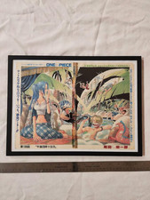 Vintage Framed 2001 One Piece 198 Shonen Jump Poster - toonami - Anime manga picture