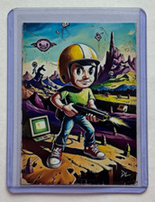 Commander Keen Limited Edition Artist Signed “Billy Blaze” Trading Card 2/10 picture