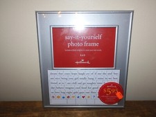 Hallmark Say-it-yourself Magnetic 4”x 6” Picture Frame Including Magnetic Words picture