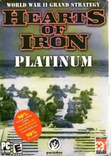 Hearts of Iron: Platinum (PC-CD, 2004) for Windows 98/ME/2000/XP - NEW in BOX picture