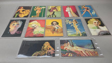 Vintage 1941 Mutoscope All American Girls Pin-Up Arcade Card Lot 12 Pc picture