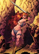2009 Dynamic Forces Red Sonja Attacks Card 35 Years of Red Sonja picture