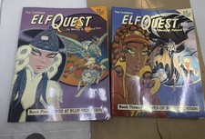 2 Vintage 1980s elf quest graphic novel/Comics autographed/signed picture