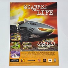 S.C.A.R.S. Scars Survival of the Fastest PS1 N64 PC Print Ad/Poster Promo Art picture
