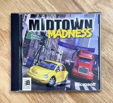 Vintage Midtown Madness PC CD-ROM Game Microsoft Windows 98 Racing E Chicago picture
