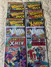 Mixed Vintage Marvel comic lot of 18, mid/late 1970’s, Howard Duck, X-Men, etc picture