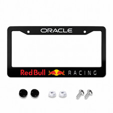 Oracle Red Bull Racing License Plate Frame, Stainless Steel 12x6in US Standard picture