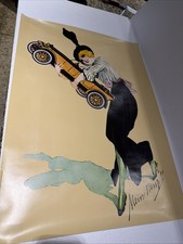 MEIN BENZ Mercedes Benz Art Poster VINTAGE 33”x23.5” picture