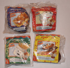 VTG 1988 McDonald's Fisher Price FUN WITH FOOD  Happy Meal Toys Set of 4 NOS  picture