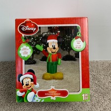 Disney Mickey Mouse 3.5 Ft Airblown Inflatable Christmas Yard Decor Gemmy picture