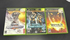 Xbox Unreal Lot (3), Disc Only: Championship, Championship 2, The Awakening picture