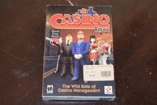 Casino Inc. PC CD ROM Simulation Management Tycoon Big Box Complete New Sealed picture