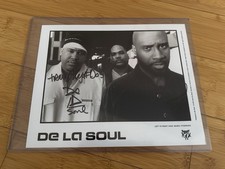 De La Soul Signed 8x10 Photo by Posdnuos Trugoy (RIP) Maseo Auto Hip Hop Rap  picture