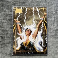 2023 Marvel Masterpieces XL Storm Gold Foil 1183/1999 #61 picture
