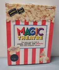 RARE Magic Theatre Windows CD-ROM Complete With Microphone NEAR MINT VTG BIG BOX picture