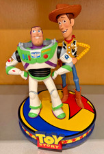 Disney Parks Toy Story Woody & Buzz Lightyear Figurine Singing 30th Anniversary picture