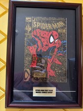 Custom Framed Spider-Man, 1990 #1￼Gold Edition picture
