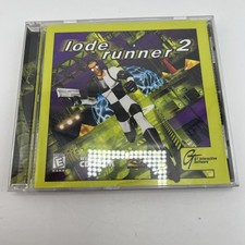 Lode Runner 2 (PC Game, 1998) Complete in box CIB CLEAN DISC picture