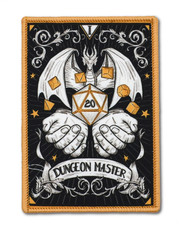 Dungeon Master DnD Dungeons and Dragons D&D d20 Hook Loop Tactical Morale Patch picture