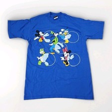 Vtg Disney Minnie & Mickey Mouse, Donald & Daisy Duck, Goofy By Jerry Leigh Sz L picture