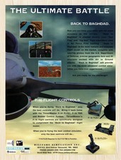 1996 Thrustmaster F-16 Flight Controls Original Advertisement v3 picture