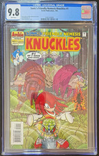 Sonic's Friendly Nemesis Knuckles #1 (1996 Archie) CGC 9.8 WHITE PAGES picture